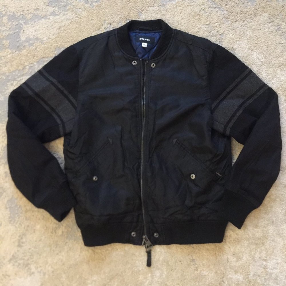 Diesel Wool and Nylon Bomber jacket Sz M